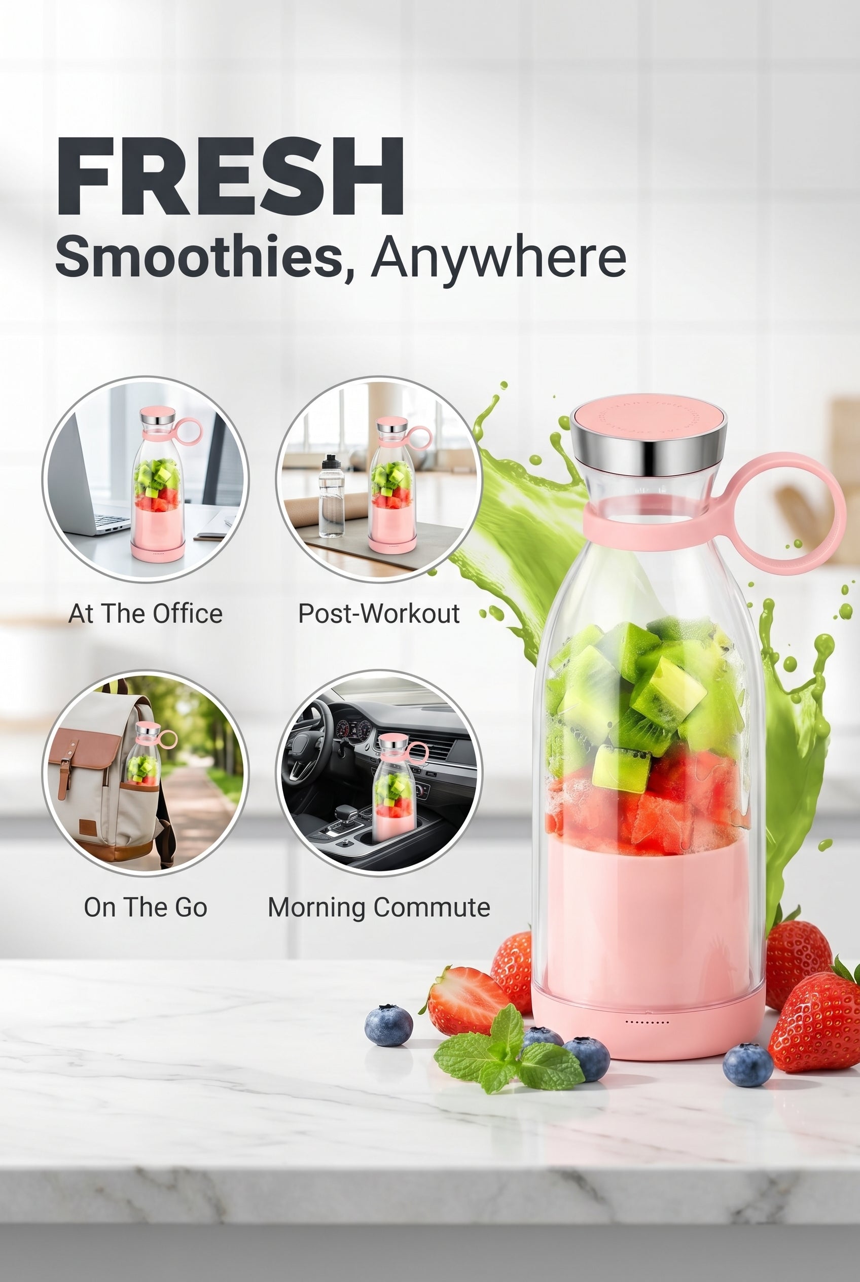 BlendCo™ Travel Protein Shake Mixer